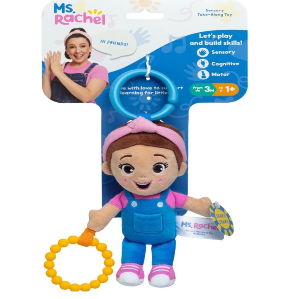 Ms Rachel Sensory Take-Along Toy New